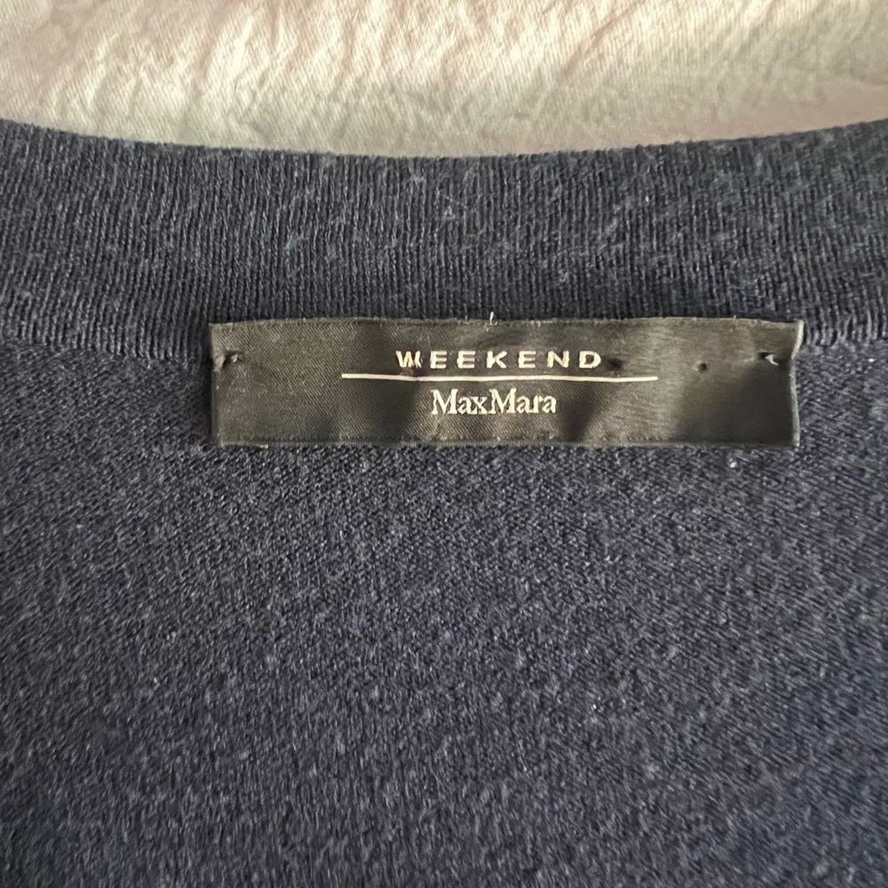 Weekend Max Mara mixed silk and knit dress - Picture 4 of 6